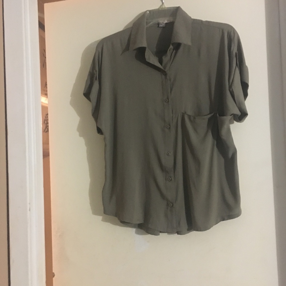 Love 21 Green Blouse Size XS